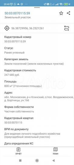 Участок 8 сот. (ИЖС)