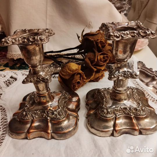 Антикварные подсвечники