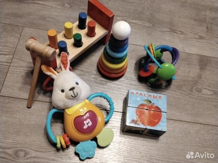 Игрушки развивающие деревянные пакетом