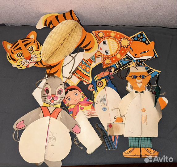 Объемная ёлочная игрушка 1950-60гг