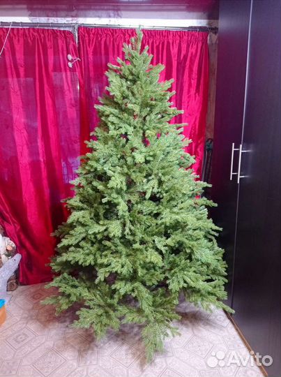 Ель искусственная 240см литая премиум