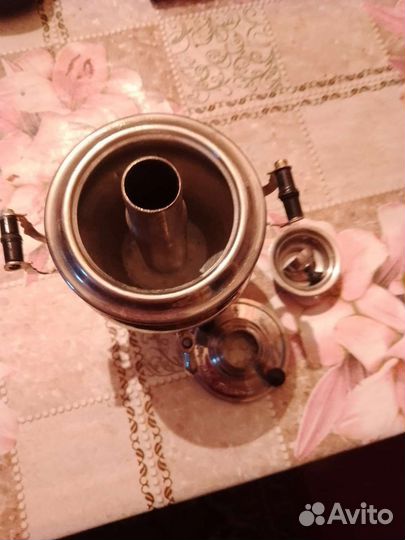 Самовар.ясная.поляна.винтажный.высота.13.см