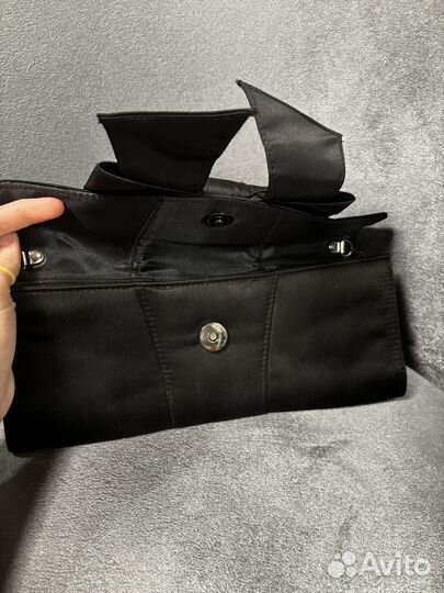 Сумка женская черная клатч