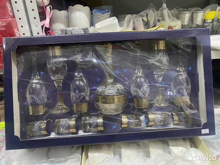 Набор бокалов и рюмок,стопок