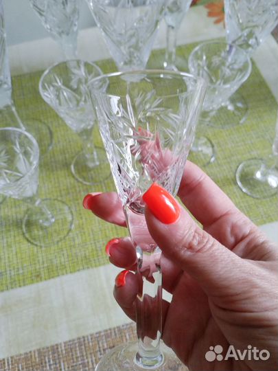 Фужеры хрустальные СССР