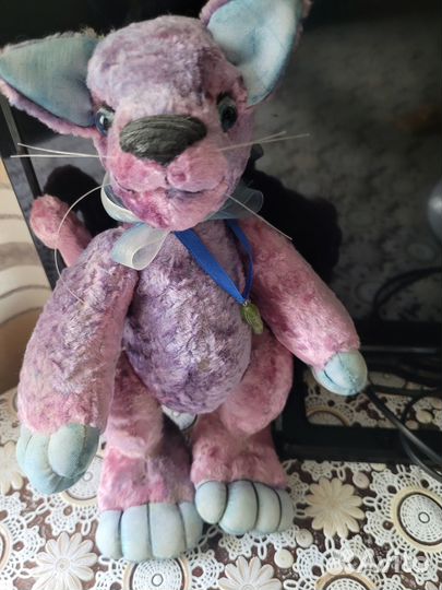 Авторская игрушка котики Василёк