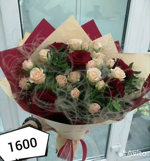 Живые цветы букеты