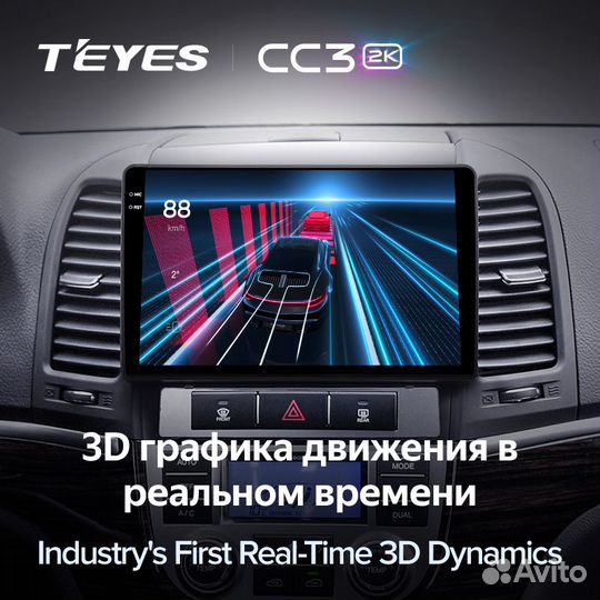 Магнитола Teyes CC3 2K 3/32 Hyundai Santa Fe