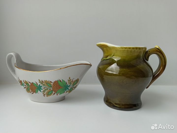 Молочник, сливочник, соусник.Барановка, Конаково