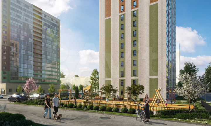 2-к. квартира, 47,8 м², 12/17 эт.