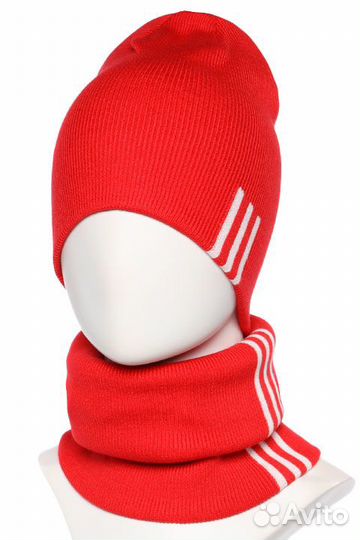 Комплект шапка и шарф снуд