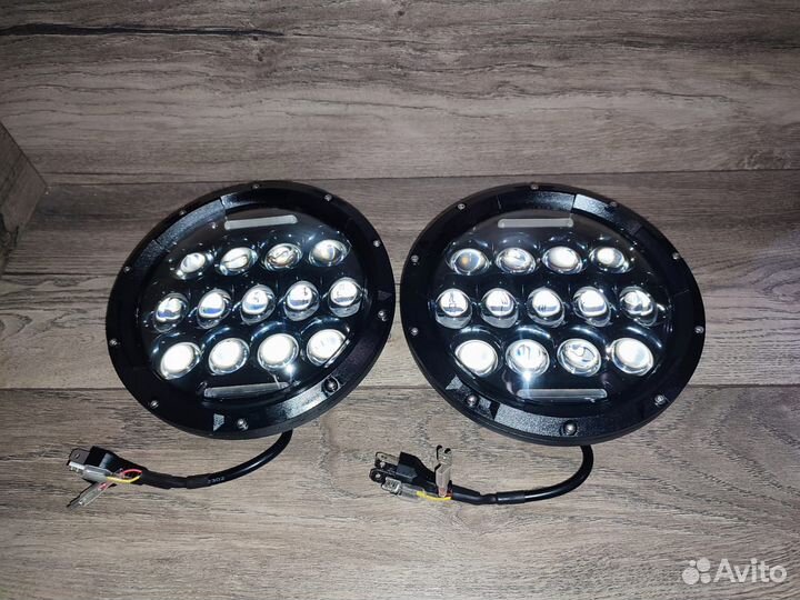 Светодиодные лед фары на ниву led G0052 нива
