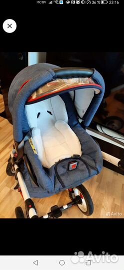 Коляска Adamex barletta 3 в 1