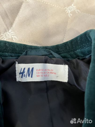 Пиджак hm для мальчика 92 размер