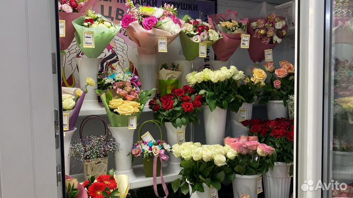 Живые цветы букеты