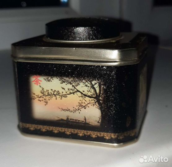 Жестяные банки для чая+ситечко