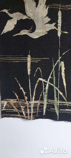 Гобелен антикварный Аисты Япония