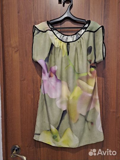 Платье 100% шелк