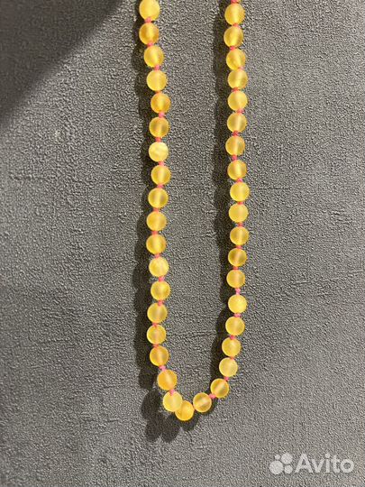 Детские янтарные бусы