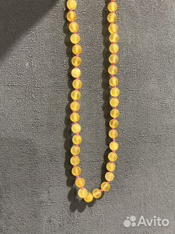 Детские янтарные бусы