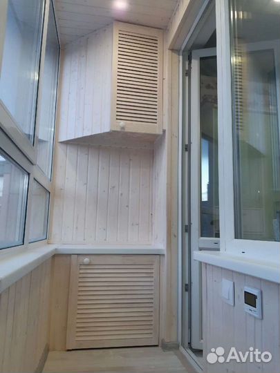 Остекление, отделка балкона