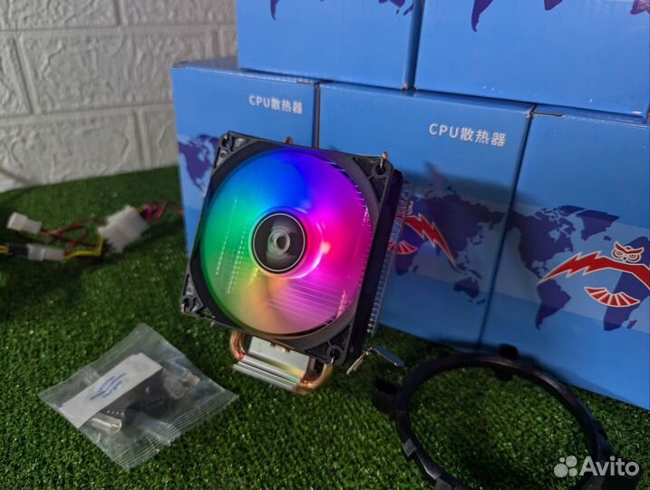 Кулер для Cpu башня RGB lga 115X/1200/1700/AMD