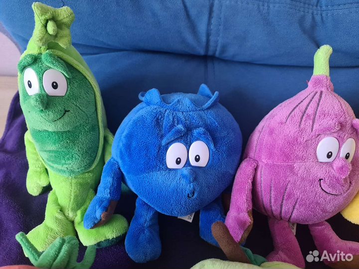 Мягкие игрушки овощи,фрукты