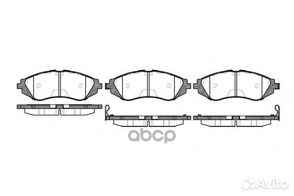Колодки тормозные 264502 Road house