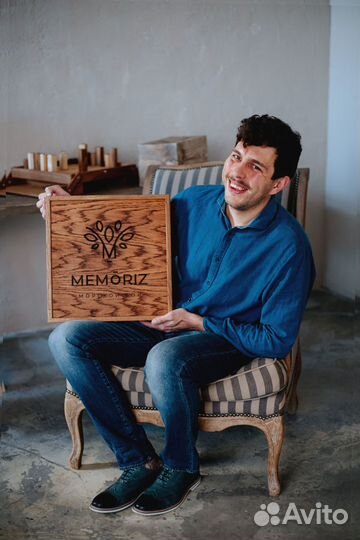 Деревянная игра Морской бой ручная работа