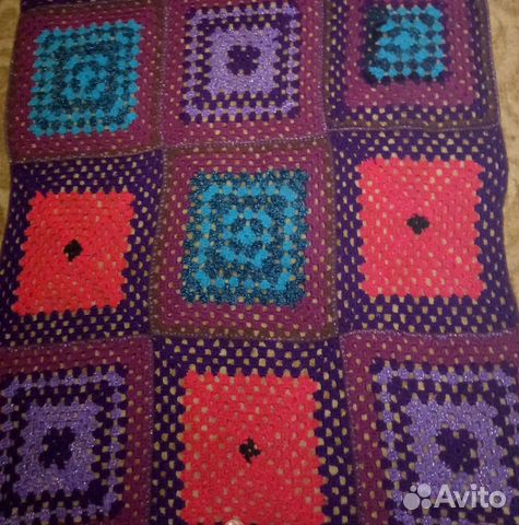 Пледы вязанные