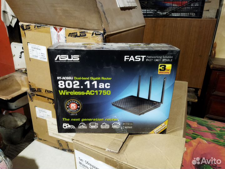 Wi-Fi роутер asus RT-AC66U