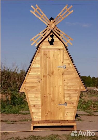 Дачный туалет с установкой PRO884