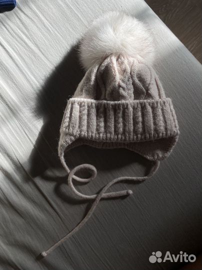 Шапка 42 44 зимняя 2шт