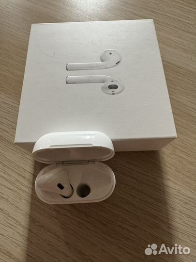 Беспроводные наушники apple airpods 2 рст