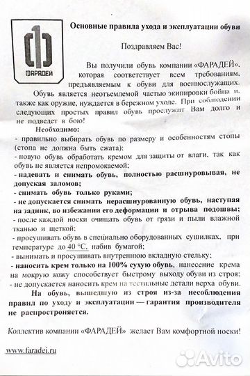 Туфли фарадей