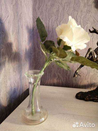 Стеклянные подсвечники 2 шт