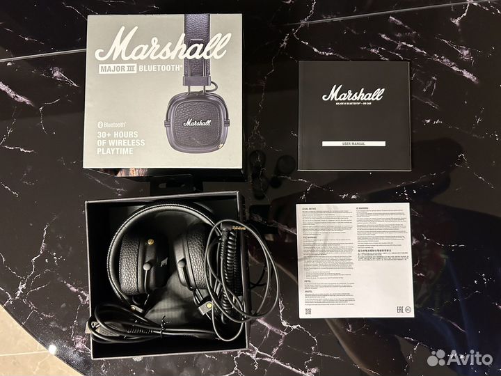 Marshall Major III Bluetooth Black