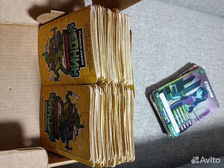 Коллекционные карточки черепашки ниндзя