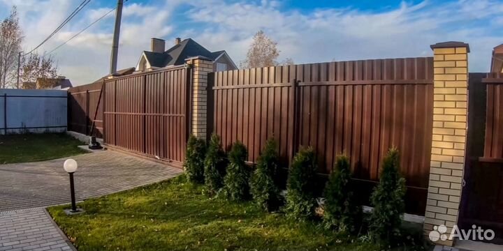 Заборы из профнастила