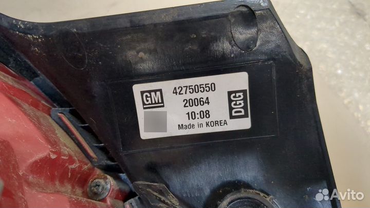 Фонарь (задний) Chevrolet Trax, 2020