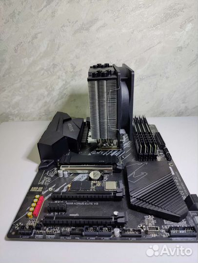 Комплект Ryzen 5 pro 4650g+b550+32gb+ssd 250gb