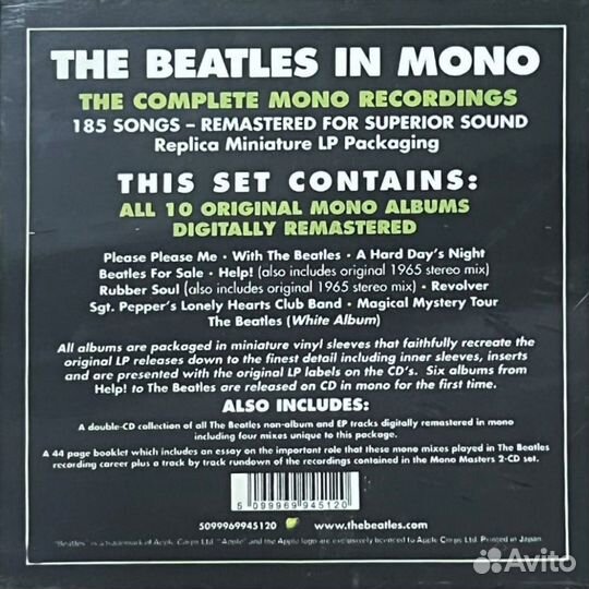 The Beatles - In Mono 13cd Box Set