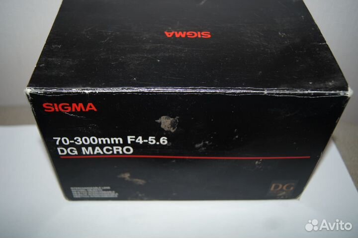 Объектив sigma 70-300 для фотоаппаратов sony
