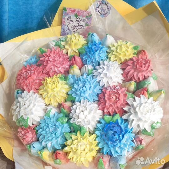 Зефирные букеты и десерты