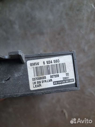 Блок света на BMW E65 E66