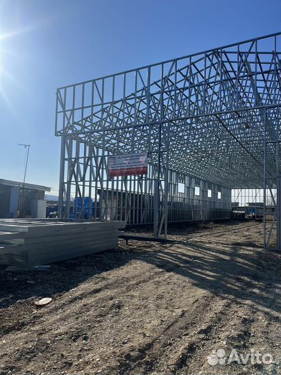 Утеплённый Ангар из лстк