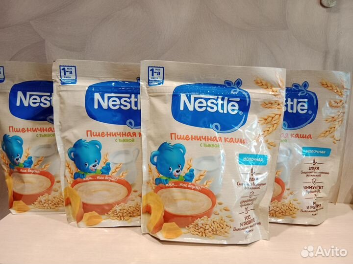 Молочные каши нестле