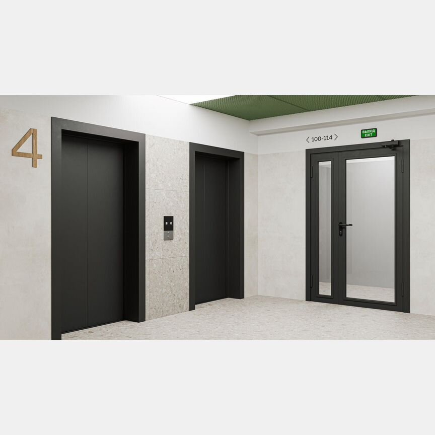 2-к. апартаменты, 57,3 м², 21/23 эт.