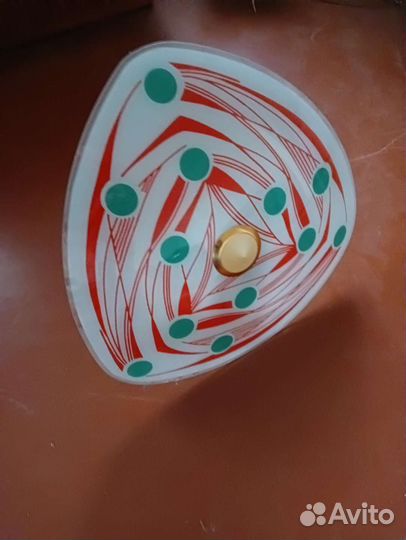 Люстра потолочная тарелка СССР