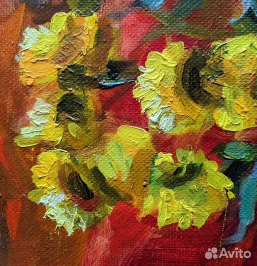 Картина маслом «Оранжевый натюрморт» 2017 г